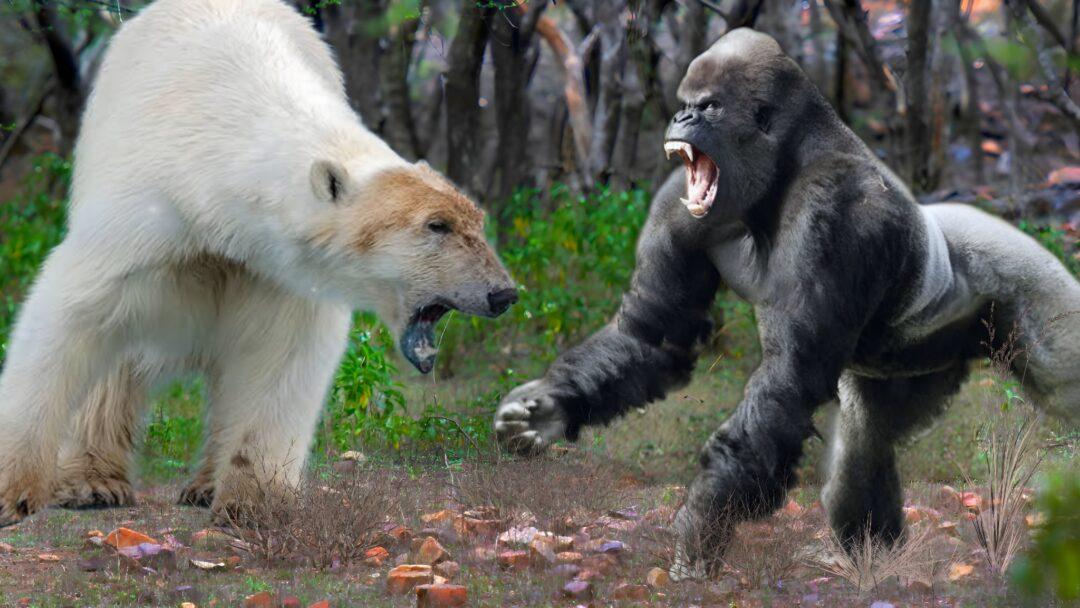 Polar Bear Vs Gorilla: Who Will Win