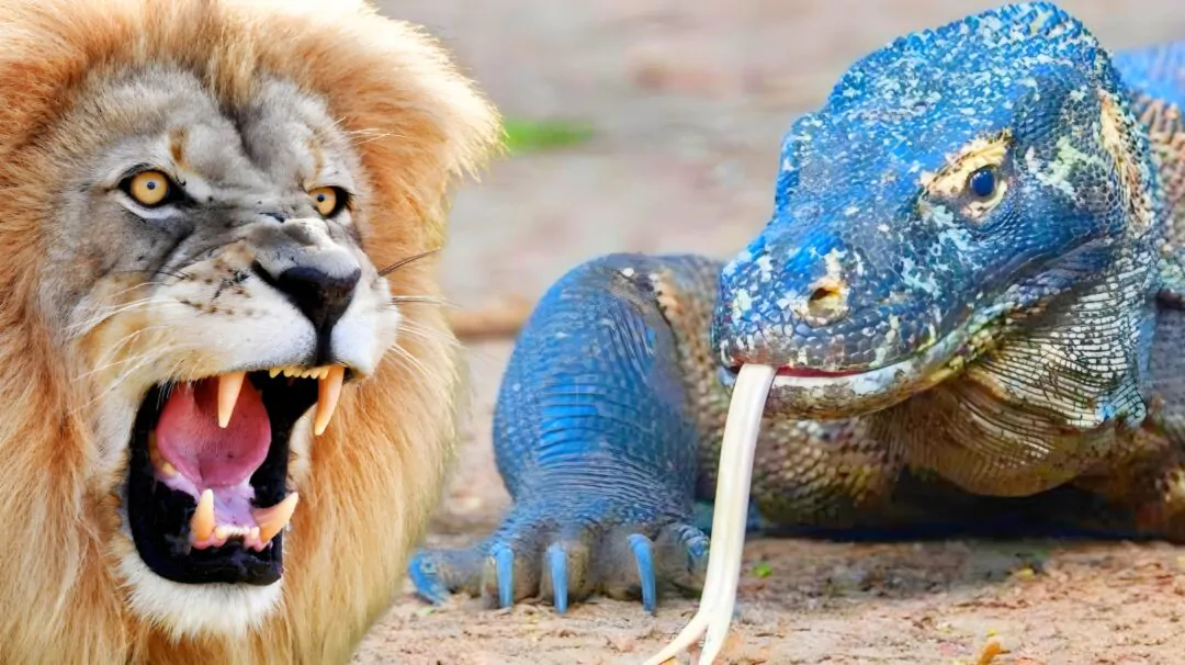 Lion Vs Komodo Dragon Real Fight You Never Seen It Before!